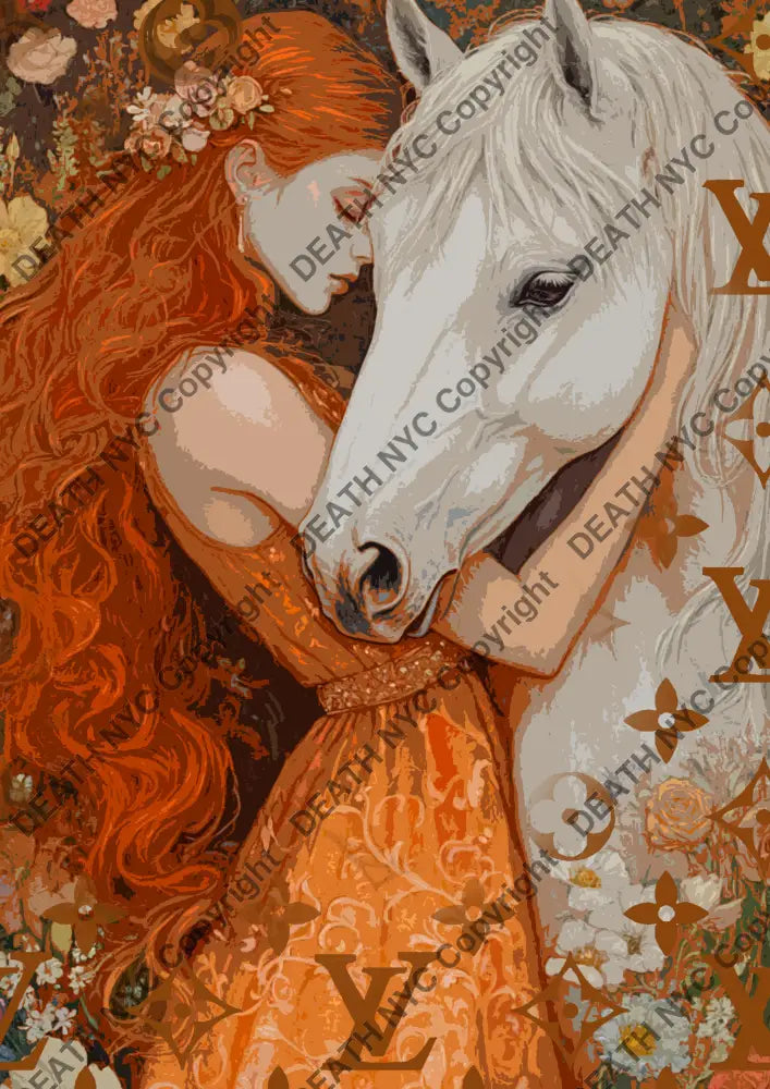 ’DEATHCA338’’ 45x32cm (Edition of 100*) (2025) horse Art Print