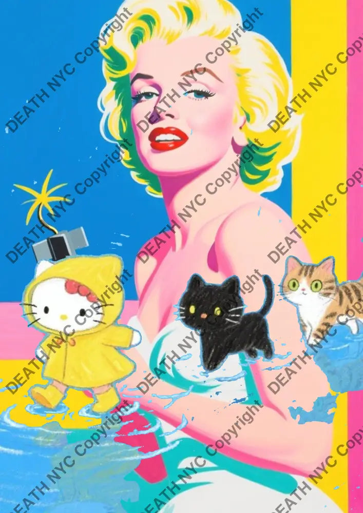 ’DEATHCA45’’ 45x32cm (Edition of 100*) (2025) monr Art Print