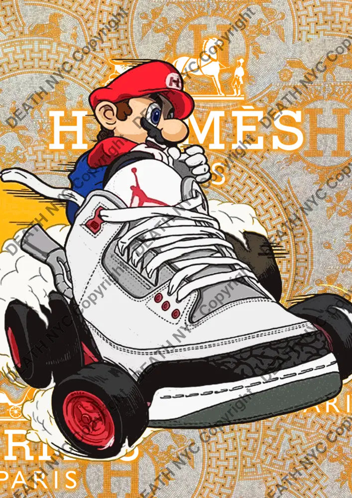 ’DEATHCA511’’ 45x32cm (Edition of 100*) (2025) sneak Art Print