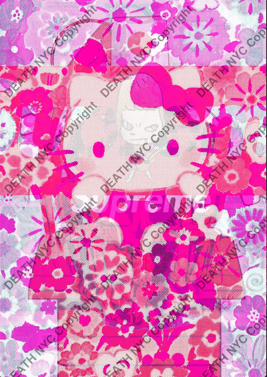 ’DEATHCA521’’ 45x32cm (Edition of 100*) (2025) kitty Art Print