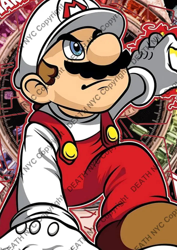 ’DEATHCA536’’ 45x32cm (Edition of 100*) (2025) mar Art Print