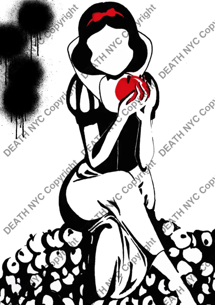 ’DEATHCA61’’ 45x32cm (Edition of 100*) (2025) snow Art Print