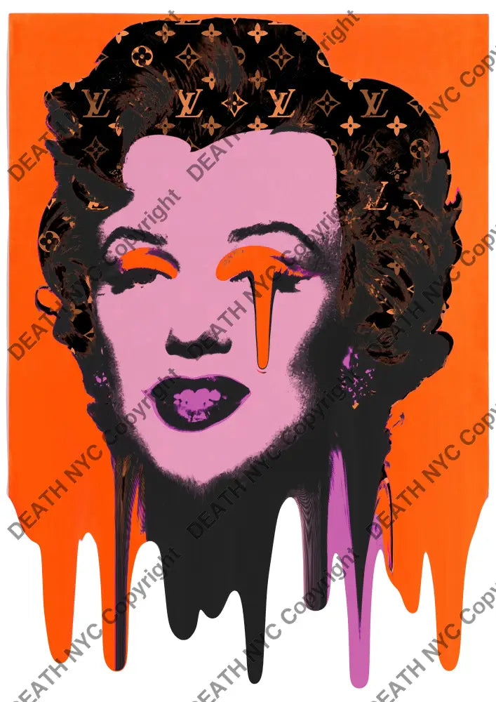 ’DEATHCA695’’ 45x32cm (Edition of 100*) (2025) monr Art Print