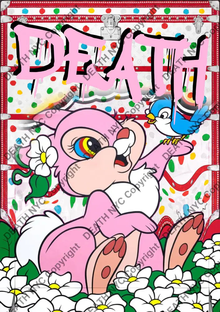 ’DEATHCA718’’ 45x32cm (Edition of 100*) (2025) chip Art Print