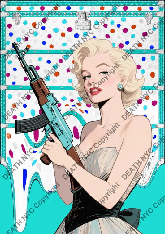 ’DEATHCA789’’ 45x32cm (Edition of 100*) (2025) monr Art Print