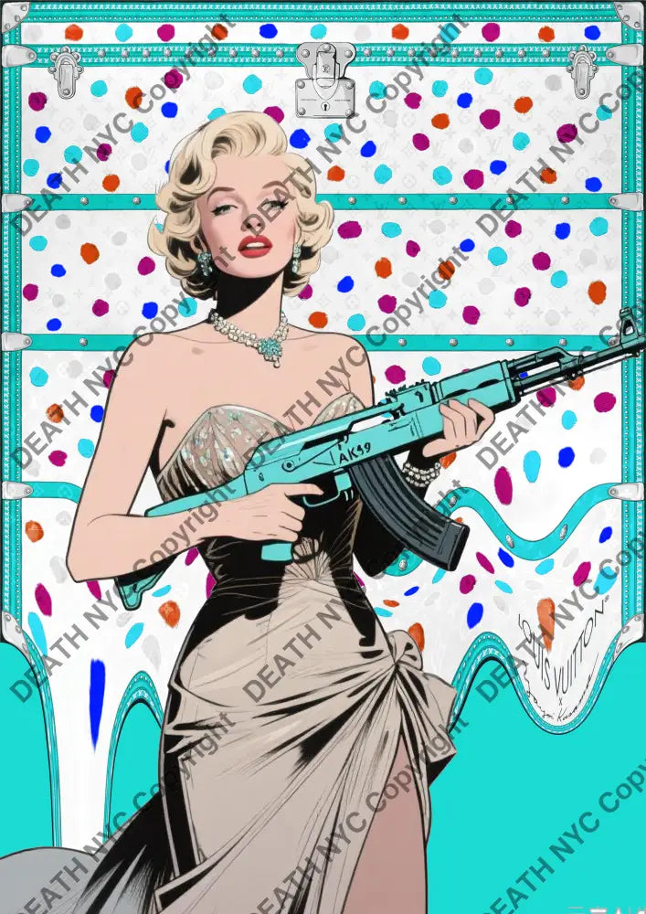 ’DEATHCA790’’ 45x32cm (Edition of 100*) (2025) monr - Art Print