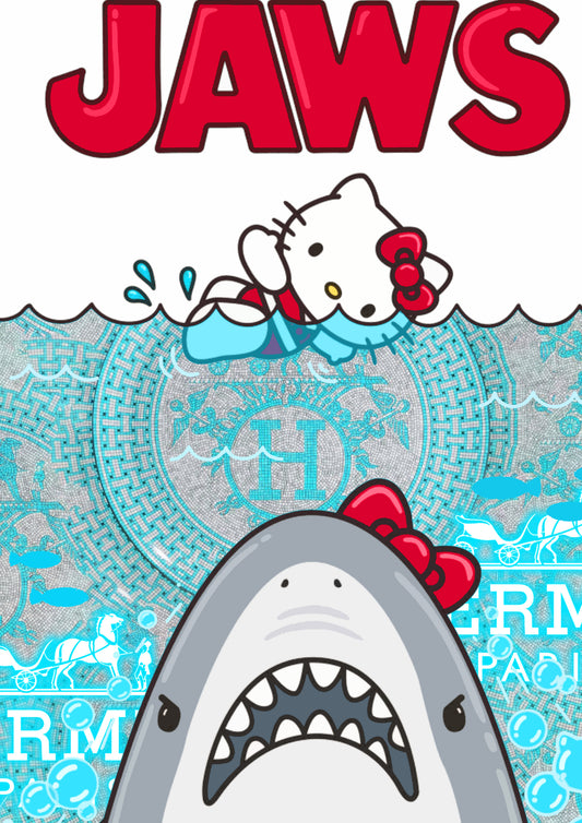 Auction "CA80 kitty" art print 45x32cm (Edition of 100)