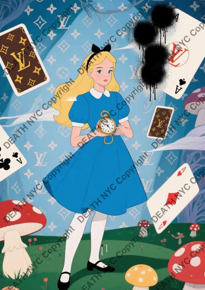 ’DEATHCA827’’ 45x32cm (Edition of 100*) (2025) alice - Art Print