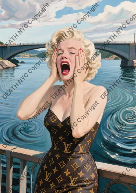’DEATHCA878’’ 45x32cm (Edition of 100*) (2025) monr Art Print