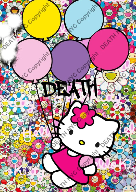 ’DEATHCA88’’ 45x32cm (Edition of 100*) (2025) kitty Art Print