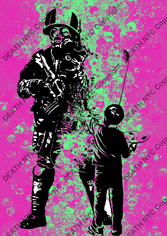 ’DEATHCB123’’ 45x32cm (Edition of 100*) (2026) bank Art Print