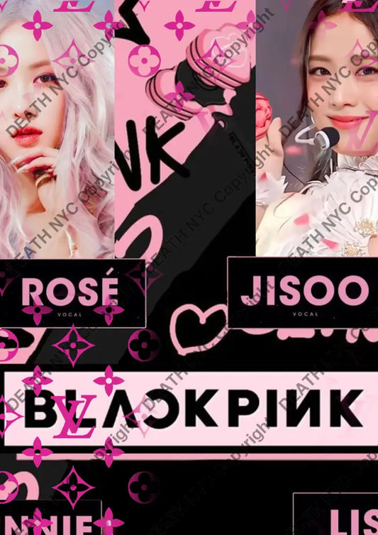 ’DEATHCB40’’ 45x32cm (Edition of 100*) (2026) black pink Art Print