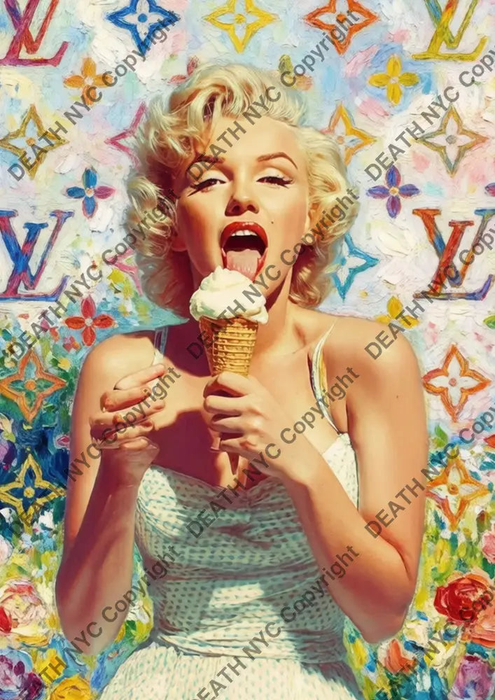 ’DEATHCC55’’ 45x32cm (Edition of 100*) (2026) monr - Art Print