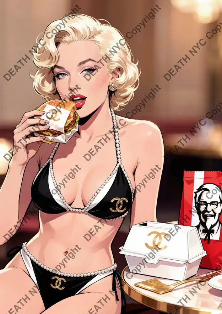 ’DEATHCC90’’ 45x32cm (Edition of 100*) (2026) monr - Art Print
