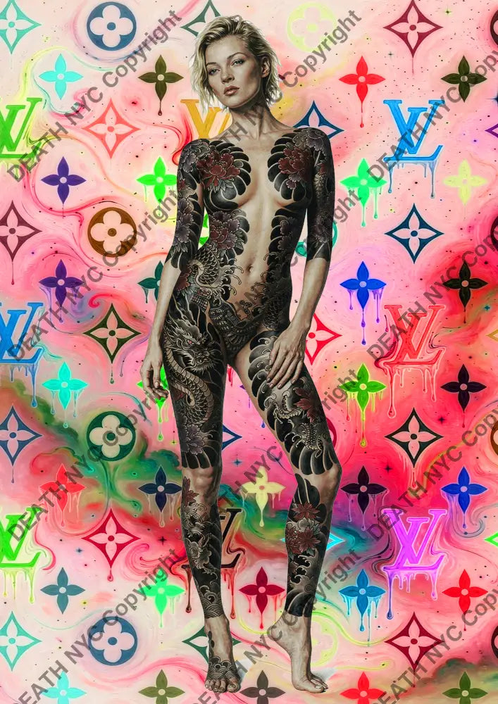 ’DEATHCD772’’ 45x32cm (Edition of 100*) (2025) kate - Art Print