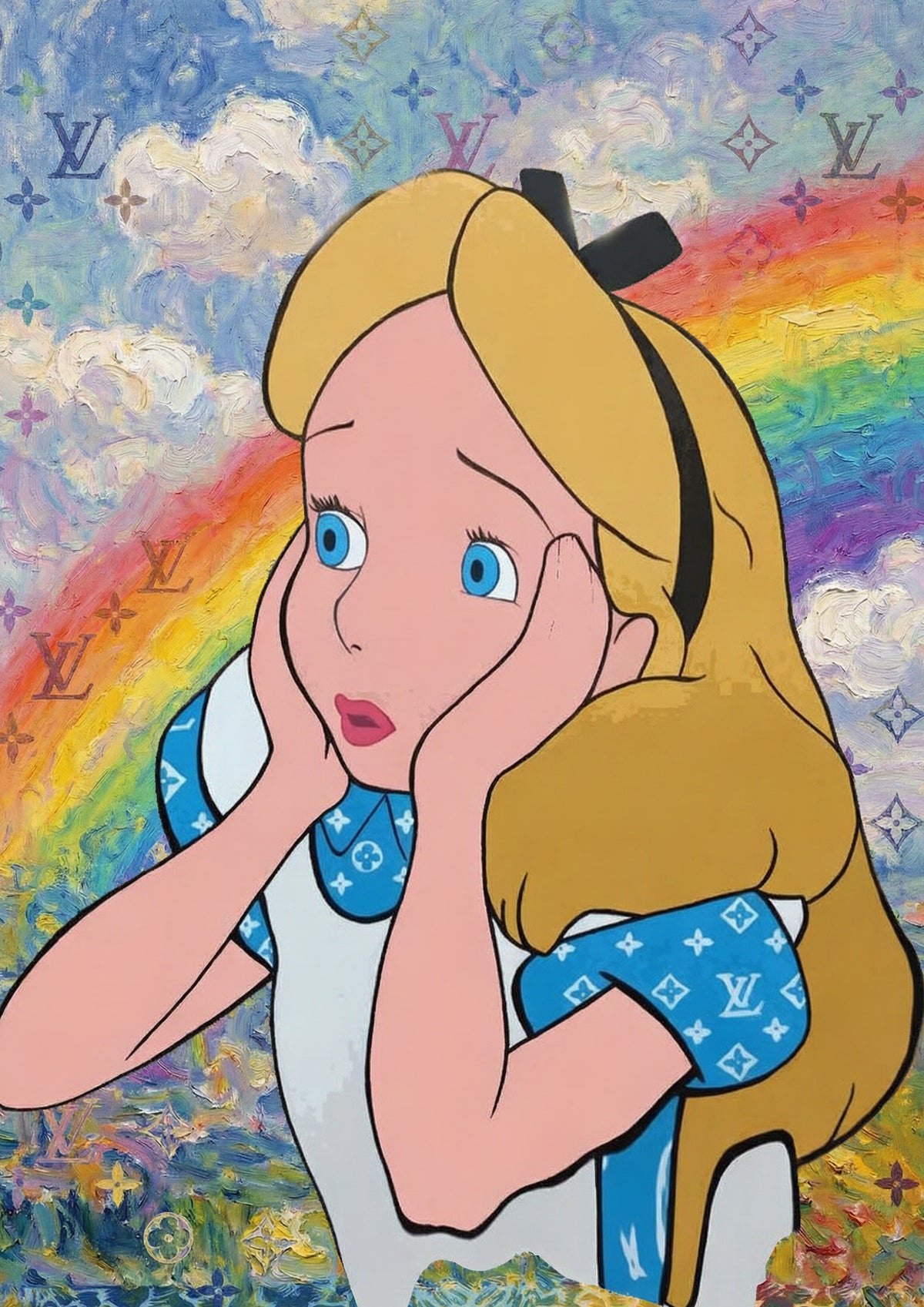 "DEATHCD891" 45x32cm  (Edition of 100*) (2025) alice