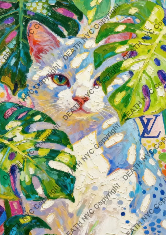 ’DEATHDB341’’ 45x32cm (Edition of 100*) (2026) cat - Art Print