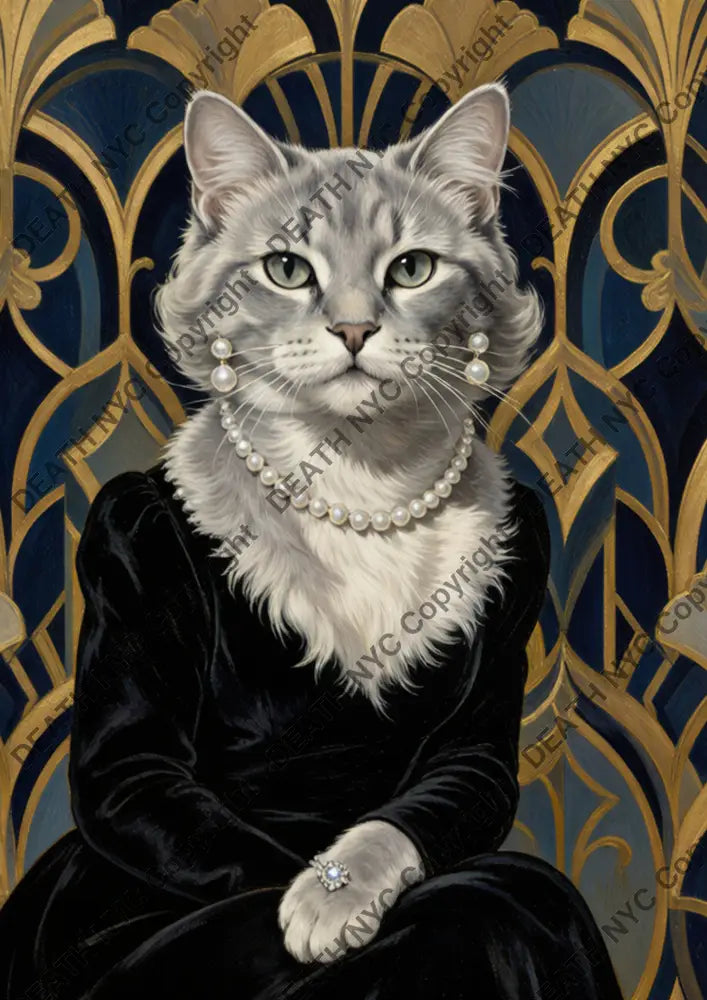 ’DEATHDB447’’ 45x32cm (Edition of 100*) (2026) cat - Art Print