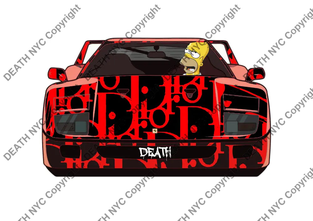 ’DEATHDB50’’ 45x32cm (Edition of 100*) (2026) s mp - Art Print