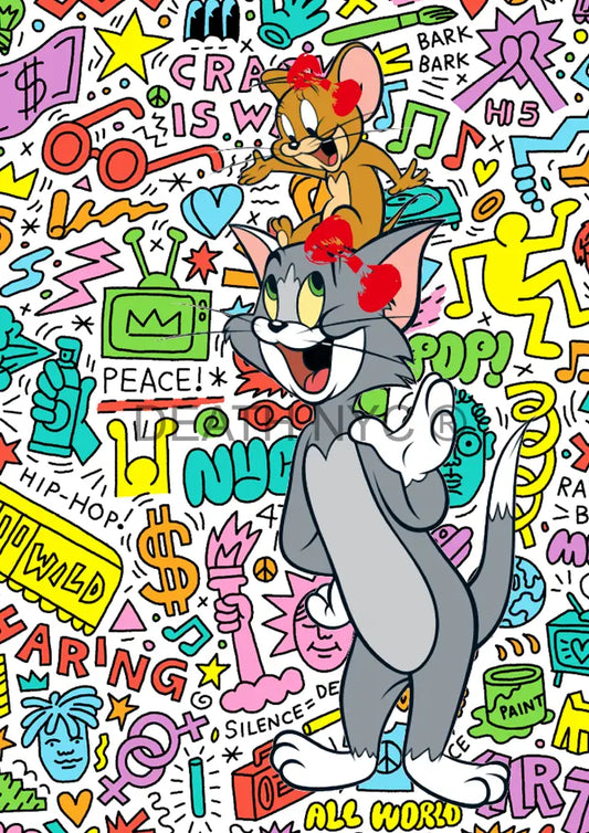 Deathf1103 Tom And Jerry (Edition Of 100) (2022) Art Print