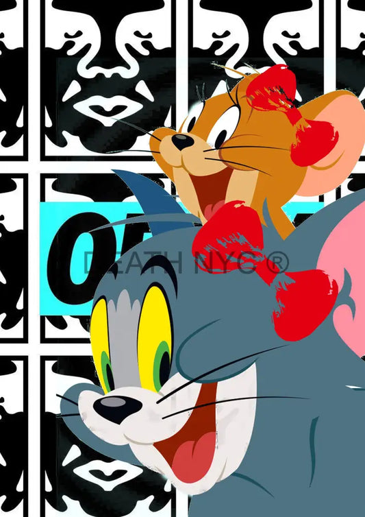 Deathf1260 Tom And Jerry (Edition Of 100) (2022) Art Print