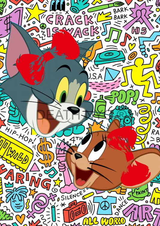 Deathf1264 Tom And Jerry (Edition Of 100) (2022) Art Print