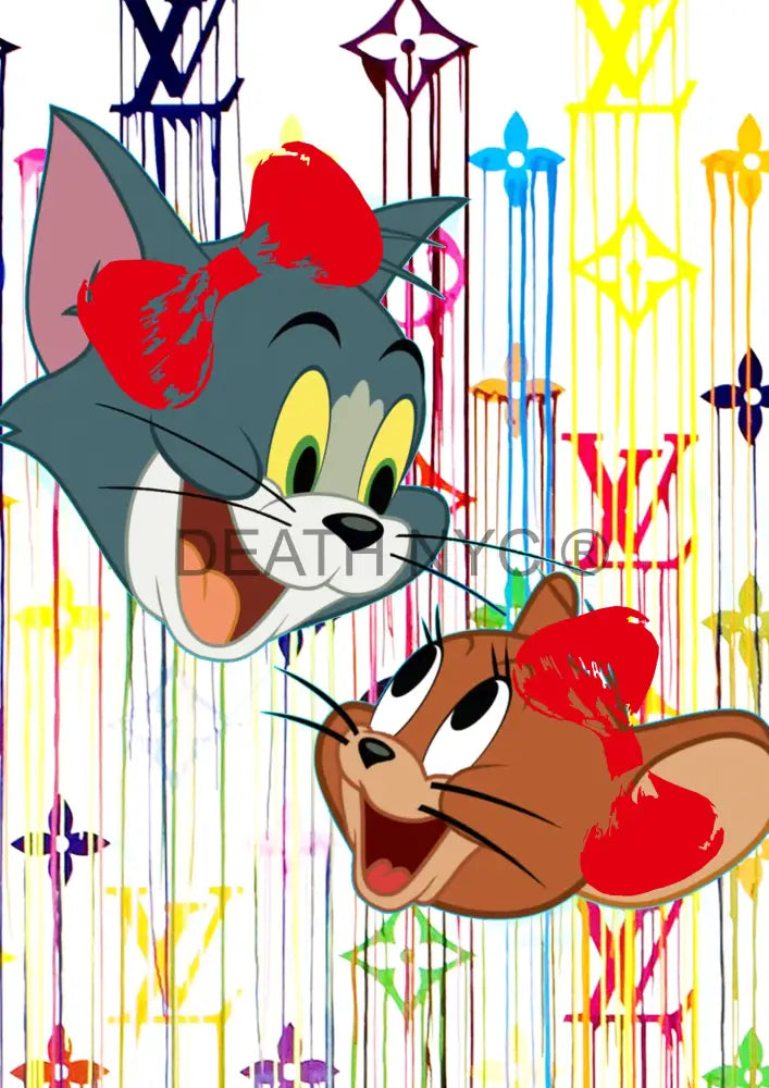 Deathf1274 Tom And Jerry (Edition Of 100) (2022) Art Print