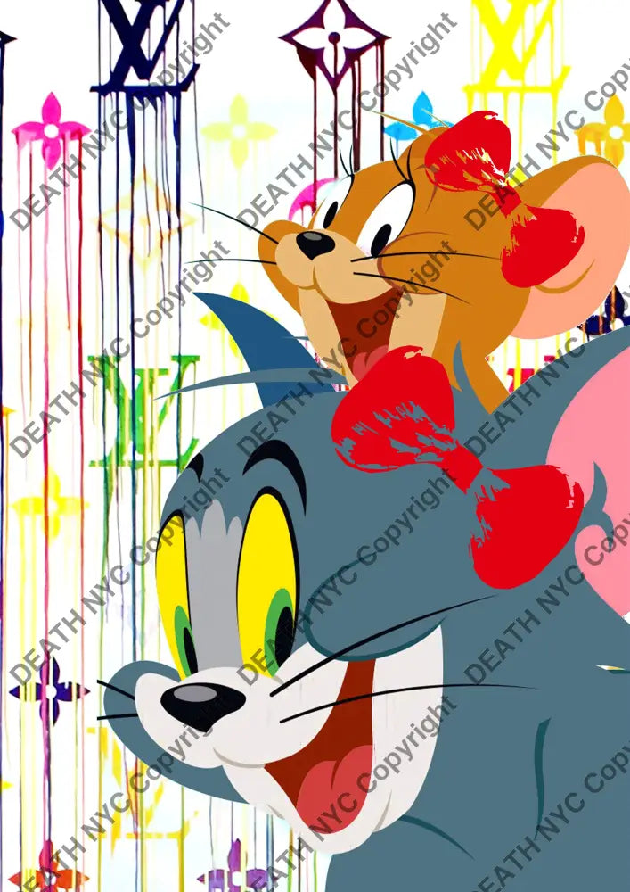 Deathf1275 Tom And Jerry (Edition Of 100) (2022) Art Print