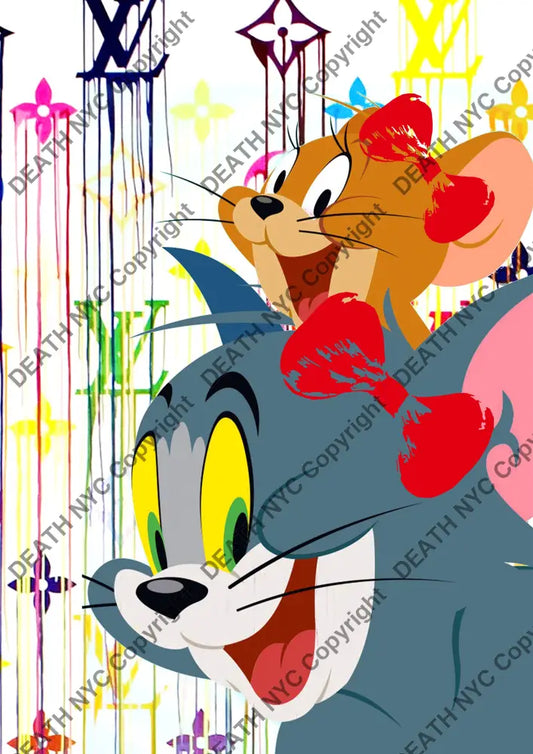 Deathf1275 Tom And Jerry (Edition Of 100) (2022) Art Print