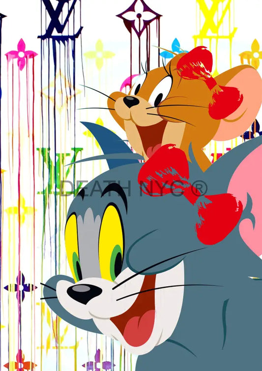 Deathf1275 Tom And Jerry (Edition Of 100) (2022) Art Print