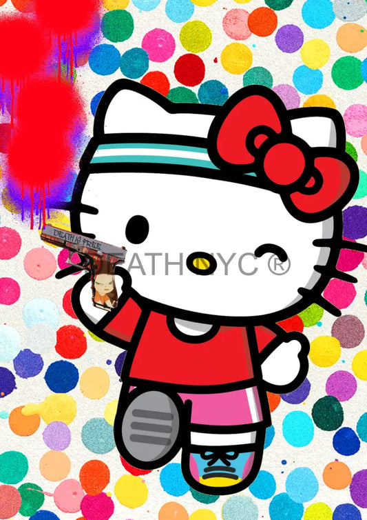 Deathf1339 Hello Kitty (Edition Of 100) (2022) Art Print