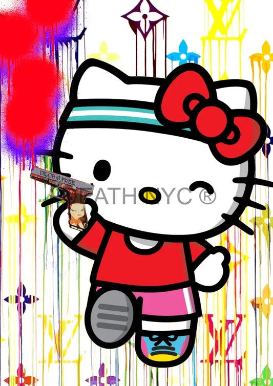 Deathf1340 Hello Kitty (Edition Of 100) (2022) Art Print