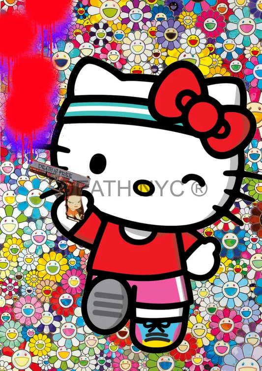 Deathf1341 Hello Kitty (Edition Of 100) (2022) Art Print