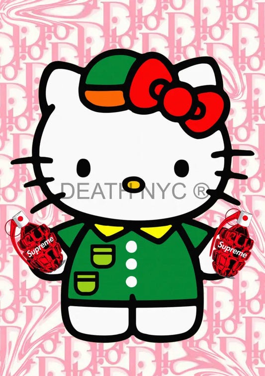 Deathf1347 Hello Kitty (Edition Of 100) (2022) Art Print