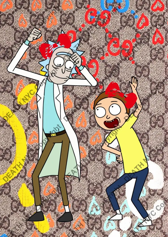 Deathf1563 Rick&Morty (Edition Of 100) (2022) Art Print