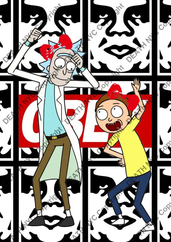 Deathf1566 Rick&Morty (Edition Of 100) (2022) Art Print