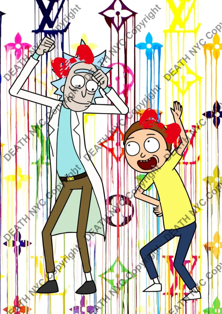 Deathf1567 Rick&Morty (Edition Of 100) (2022) Art Print
