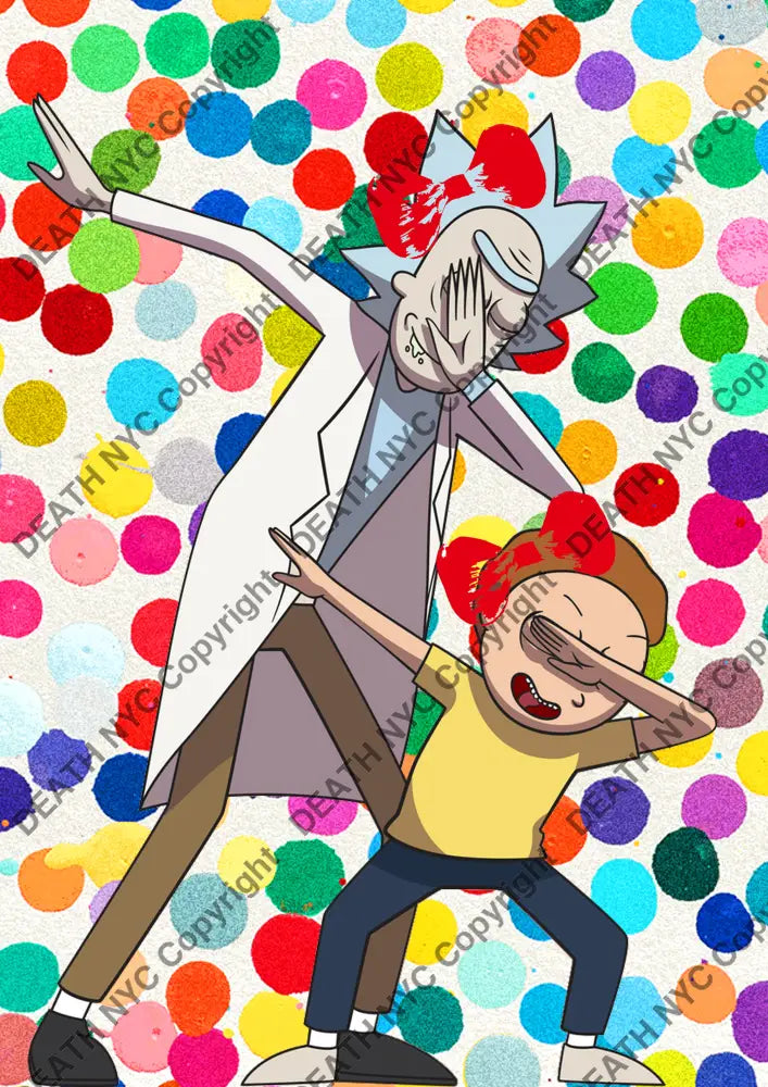 Deathf1570 Rick&Morty (Edition Of 100) (2022) Art Print