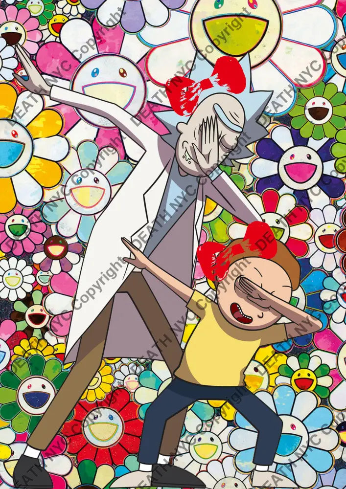 Deathf1572 Rick&Morty (Edition Of 100) (2022) Art Print