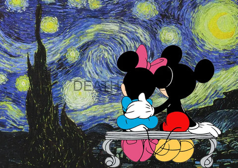 Deathf1574 Mickey&Minnie (Edition Of 100) (2022) Art Print