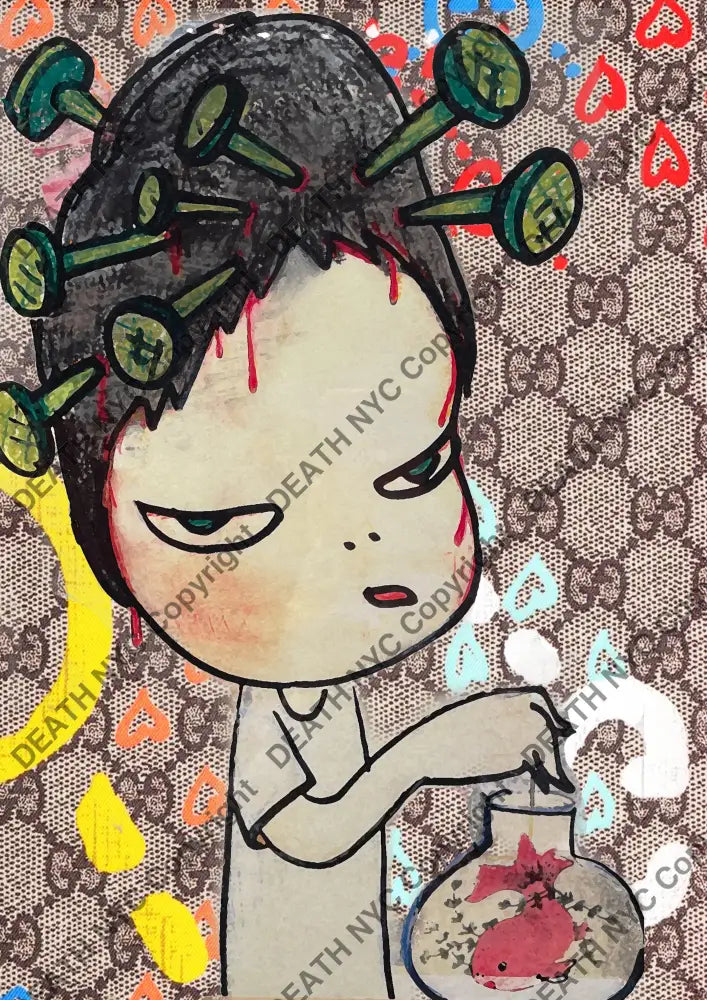 Deathf1600 Cute (Edition Of 100) (2022) Art Print