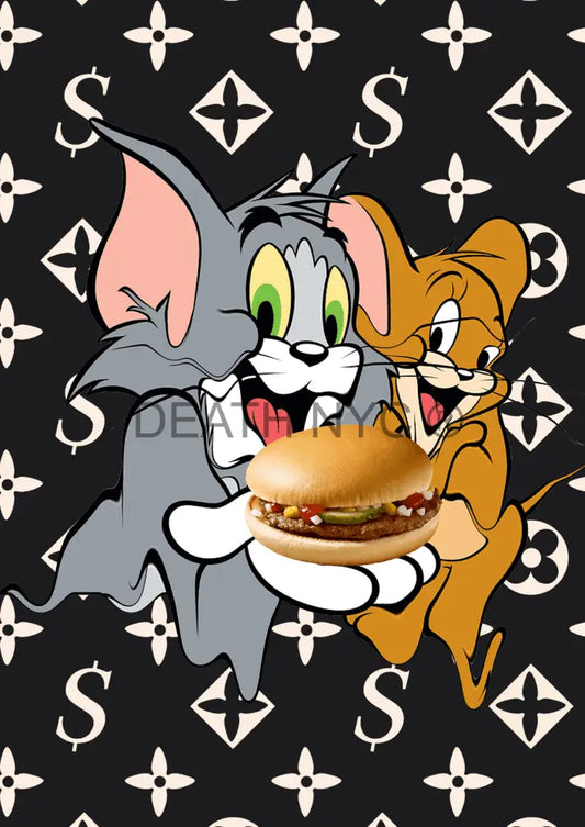 Deathf327 Tom & Jerry (Edition Of 100) (2020) Art Print