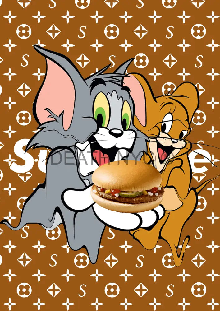 Deathf335 Tom & Jerry (Edition Of 100) (2020) Art Print