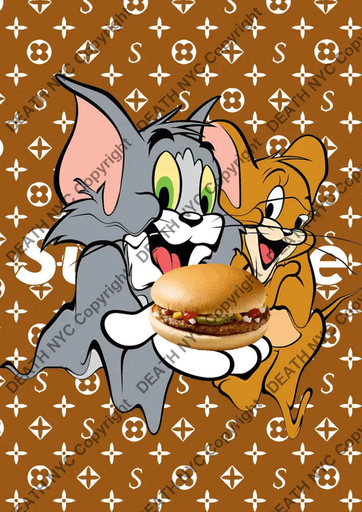 Deathf335 Tom & Jerry (Edition Of 100) (2020) Art Print