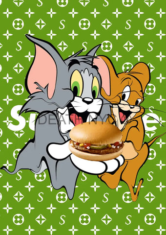 Deathf336 Tom & Jerry(Edition Of 100) (2020) Art Print