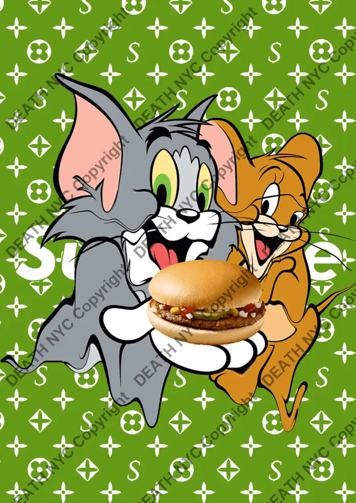 Deathf336 Tom & Jerry(Edition Of 100) (2020) Art Print