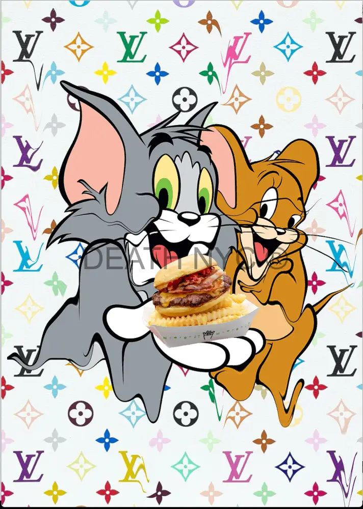 Deathf353 Tom And Jerry (Edition Of 100) (2022) Art Print