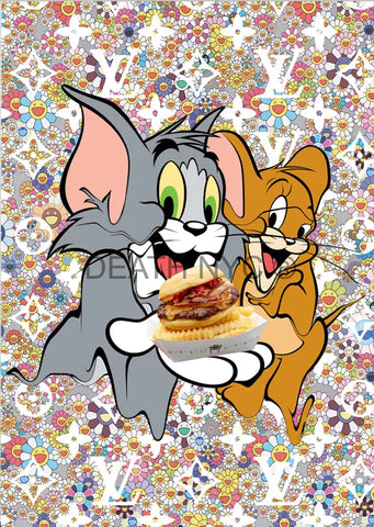 Deathf354 Tom And Jerry (Edition Of 100) (2022) Art Print
