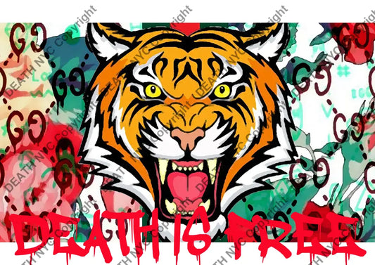 Deathf376 Gucc Tiger (Edition Of 100) (2020) Art Print