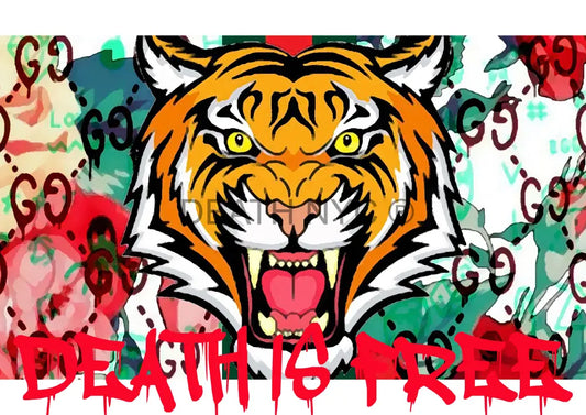 Deathf376 Gucc Tiger (Edition Of 100) (2020) Art Print